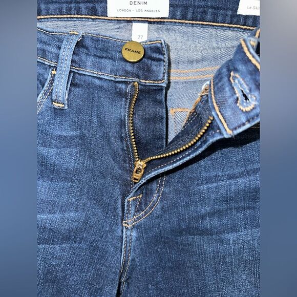 FRAME Jeans Women's Size‎ 27 Blue Le Skinny De Jeanne Skinny Jean - Picture 3 of 14
